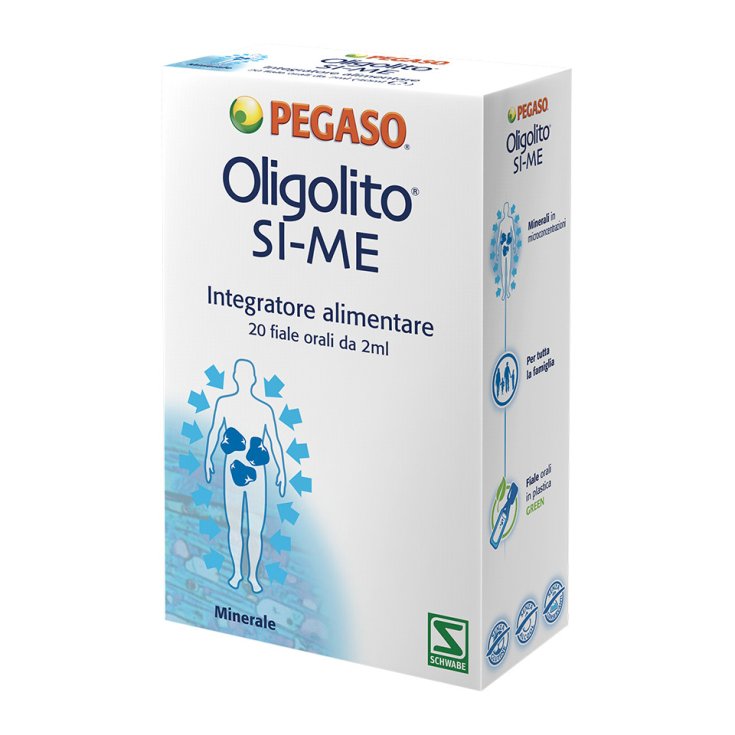 Pegaso® Oligolito® SI-ME Food Supplement 20 Vials 2ml New Formula