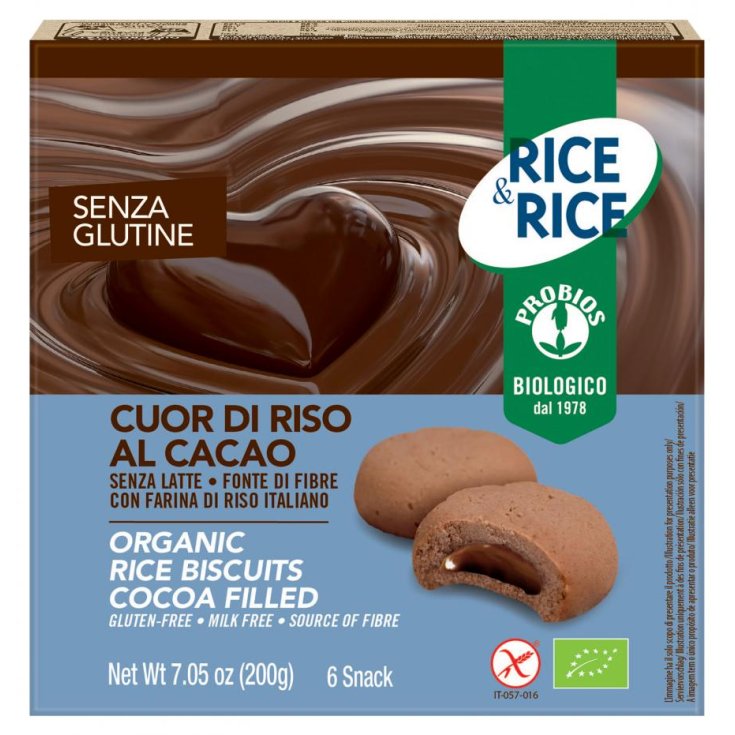 Rice & Rice Cuor Di Riso With Cocoa Probios 200g