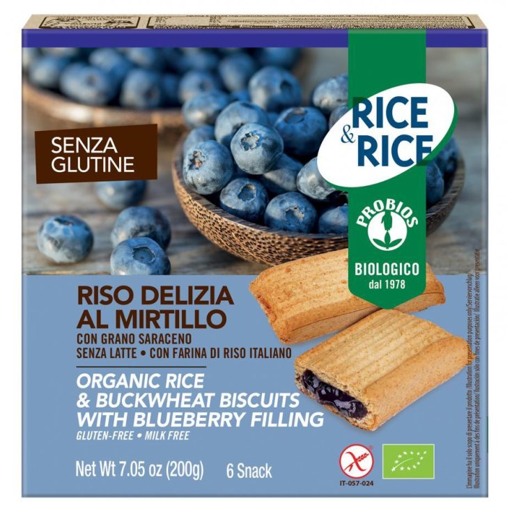 Rice & Rice Delizia Rice With Blueberry And Buckwheat Probios 200g