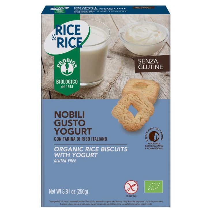 Rice & Rice Nobili Di Riso With Yogurt Probios 250g