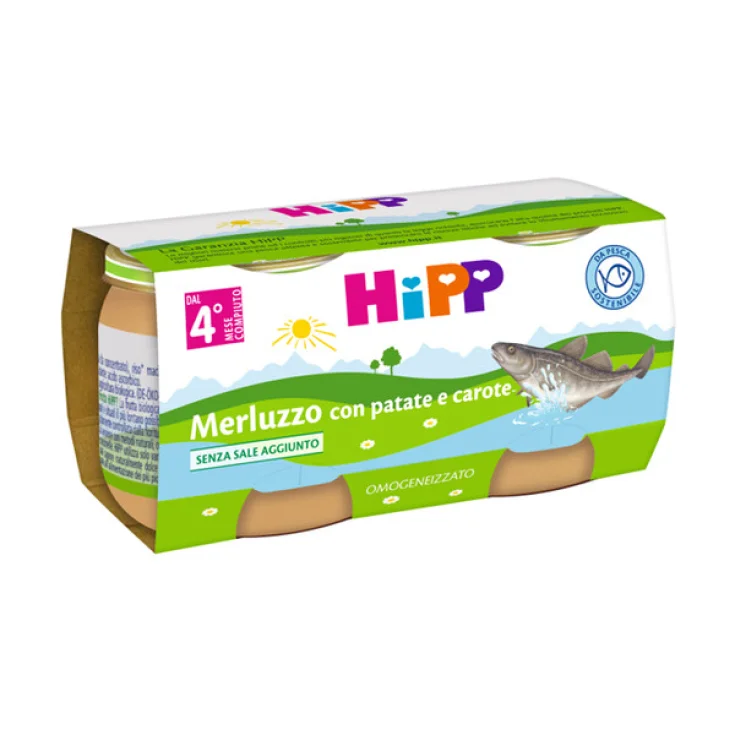 Cod With Potatoes And Carrots HiPP Organic 2x80g