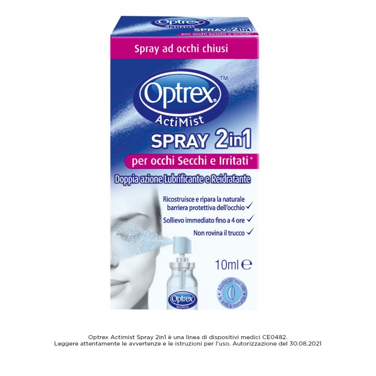 Actimist Spray 2in1 Dry And Irritated Eyes Optrex 10ml