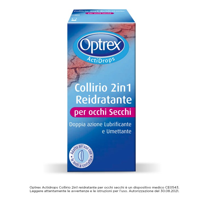 Actidrops Eye Drops 2in1 Rehydrating Optrex 10ml