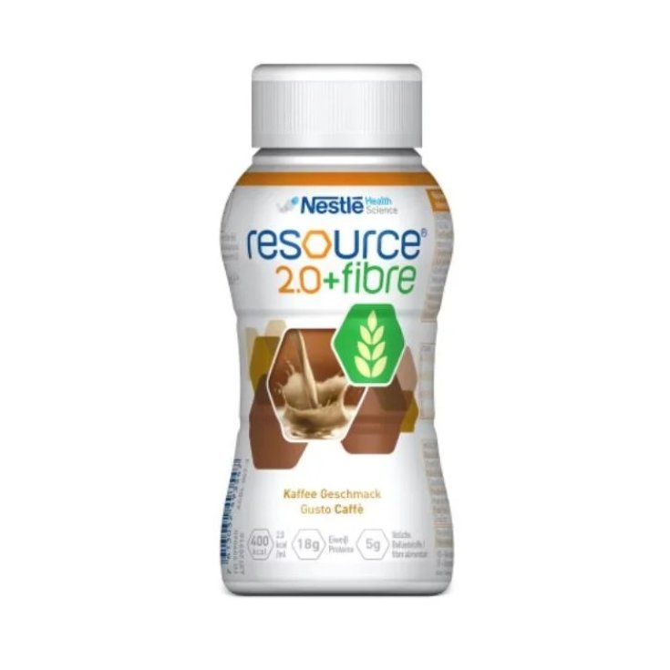 Nestlé Health Science Resource 2.0 + Fiber Coffee Beverage Enriched With FOS And GOS Fibers 200ml