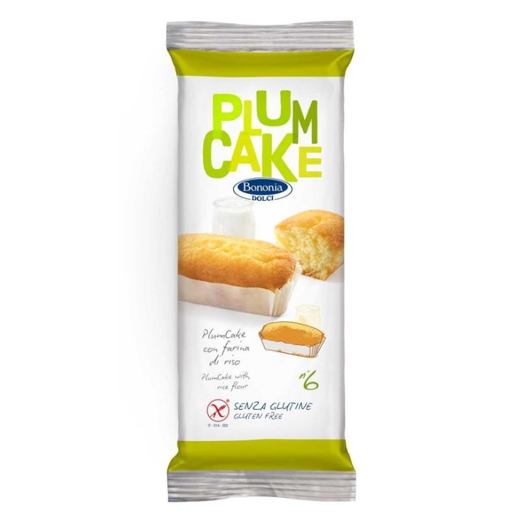 Bononia Plum Cake With Gluten Free Rice Flour 216g 6 Pieces