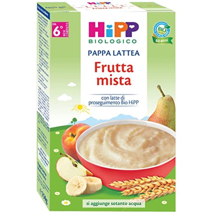 Pappa Lattea Mixed Fruit HiPP Organic 250g