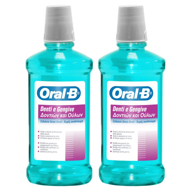Oral-B® Teeth And Gums Mouthwash 2x500ml