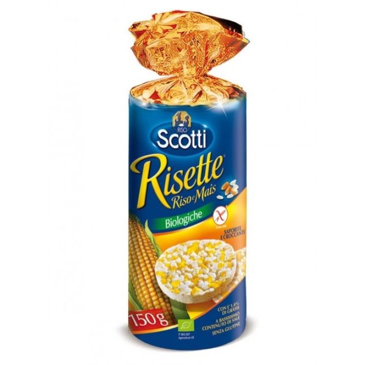 Scotti Scotti Tortitas Bio Rice Arroz y Maiz 150g Sin Gluten