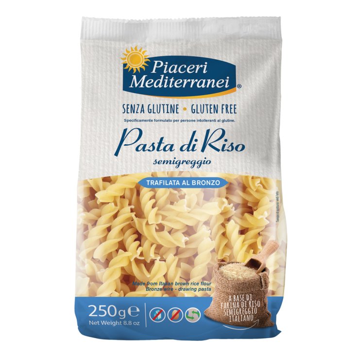 Piaceri Mediterranei Fusilli Rice Pasta Gluten Free 250g