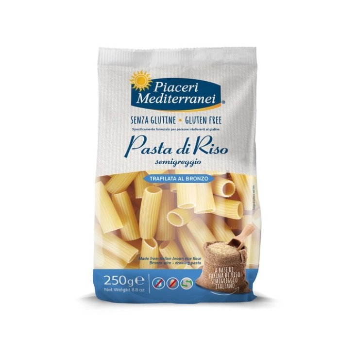 Piaceri Mediterranei Rigatoni Rice Pasta Gluten Free 250g