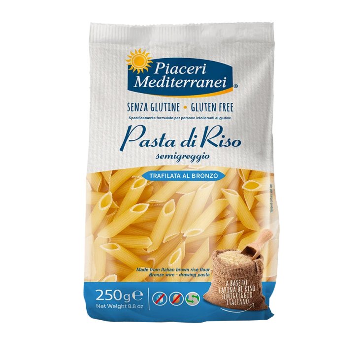 Piaceri Mediterranei Penne Rigate Rice Pasta Gluten Free 250g