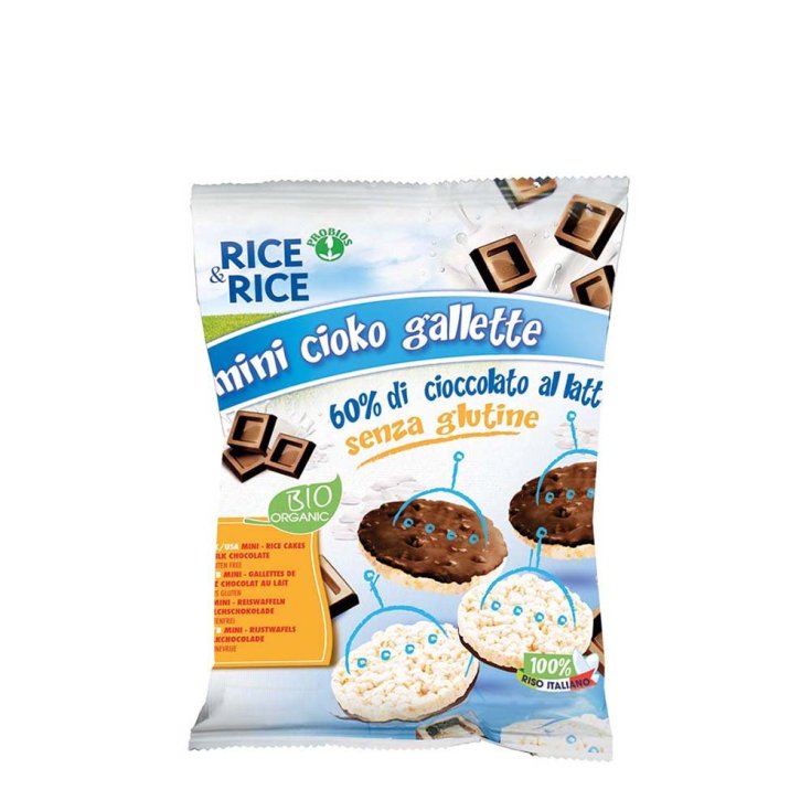 Rice & Rice Mini Cioko Gallette With Dark Chocolate Probios 60g