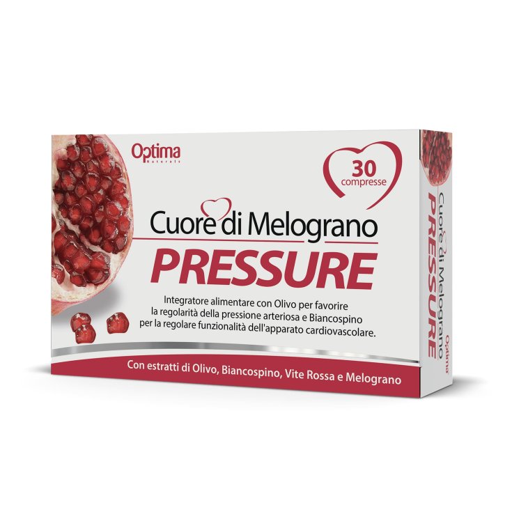 Pressure Heart Of Pomegranate® Optima Naturals 30 Tablets