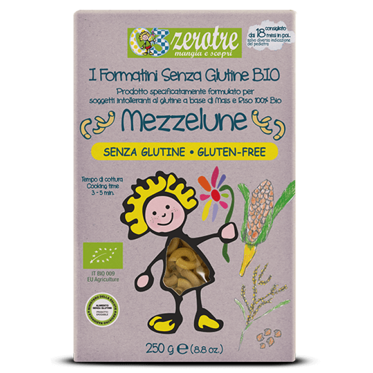 Rustichelle D'Abruzzo Mezzelune Organic Gluten Free 500g