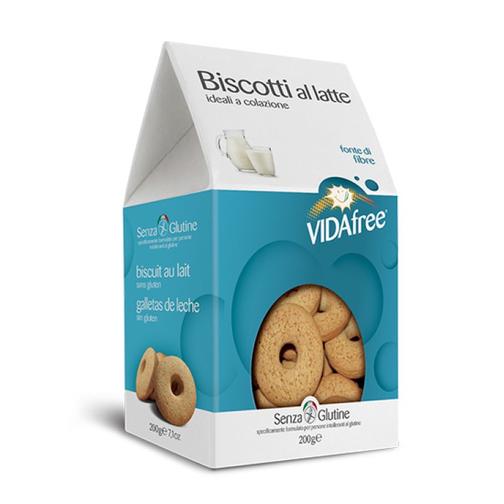 Vidafree Gluten Free Milk Cookies 200g