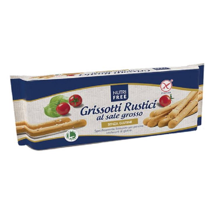 NutriFree Rustic Grissotti With Coarse Salt Gluten Free 100g