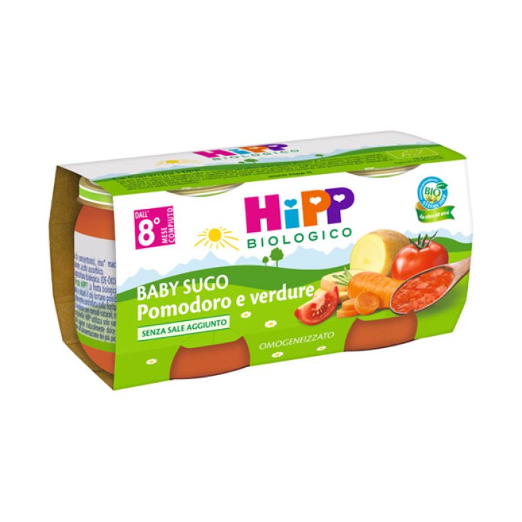 Baby HiPP Organic Tomato and Vegetable Sauce 2x80g