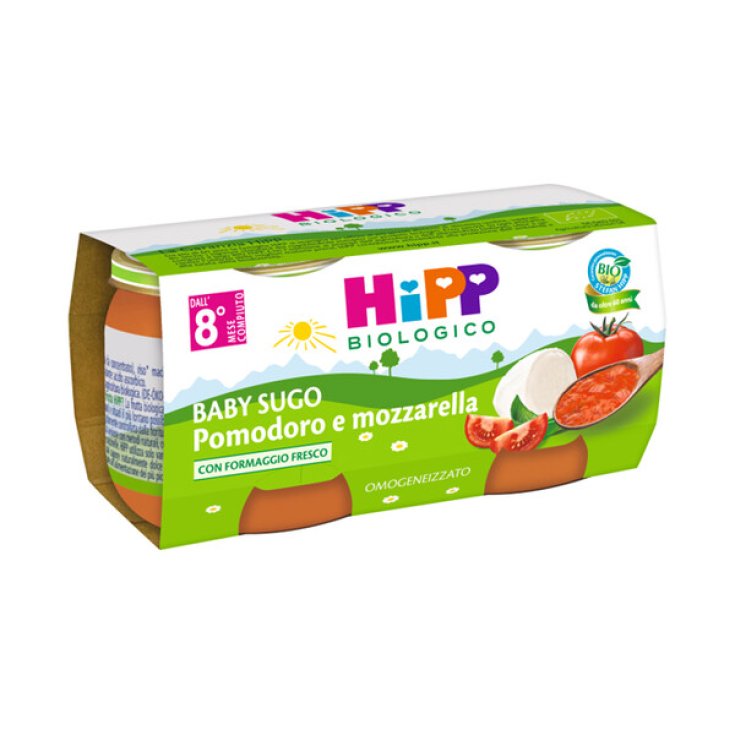 Baby HiPP Organic Tomato And Mozzarella Sauce 2x80g