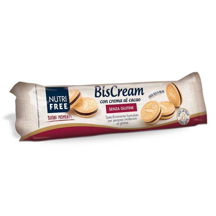 NutriFree Biscream With Cocoa Cream Gluten Free Biscuits 125g