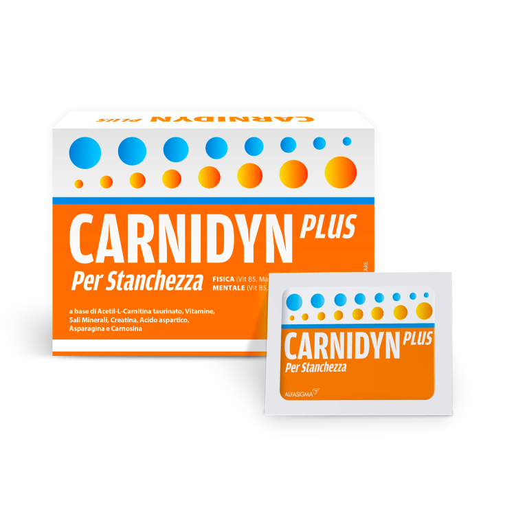 Carnidyn Plus Alfasigma 20 Orange Sachets