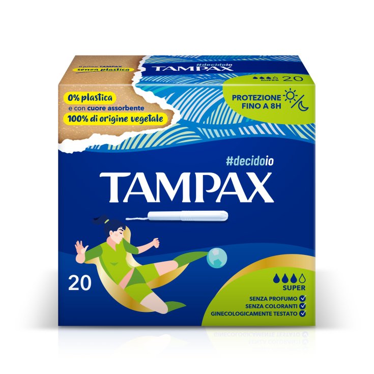 Tampax Blue Box Super 20 Internal Absorbents Tampax Blue Box Super 20 Internal Absorbents