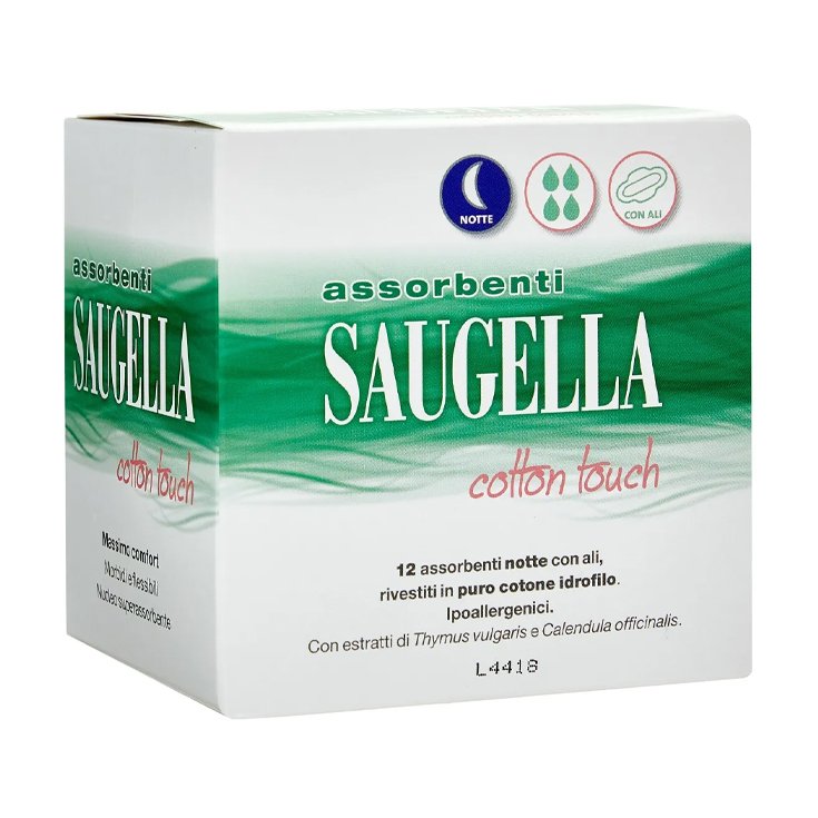 Cotton Touch Absorbents Night Saugella 12 Absorbents