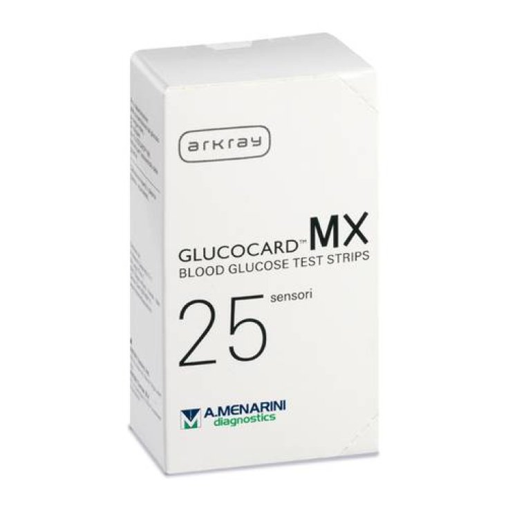 Menarini Glucocard Mx Blood Glucose 25 Strips
