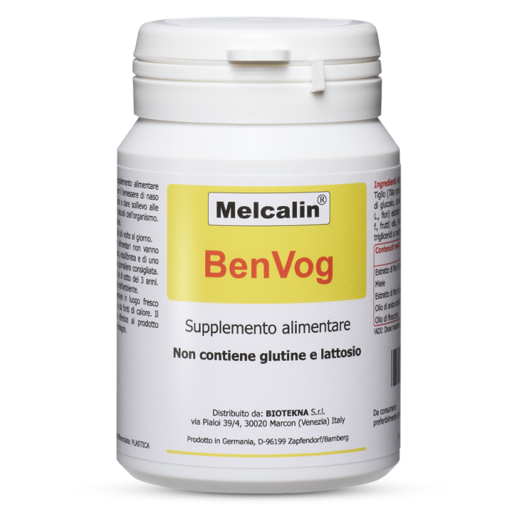 Bio Tekna Melcalin Benvog Food supplement 60 Capsules 72g