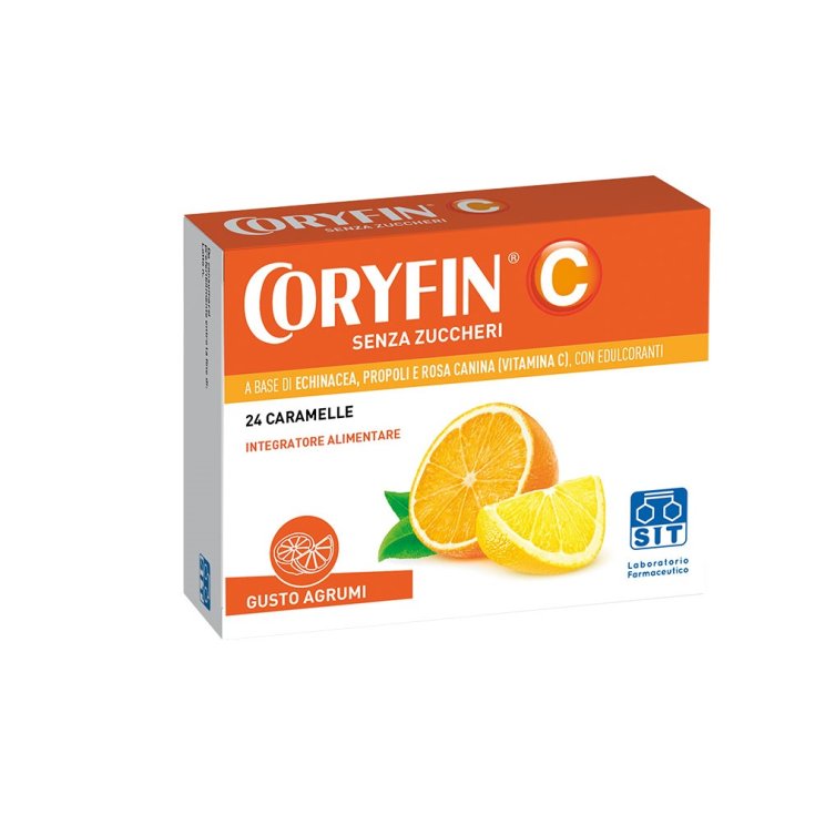 Coryfin With Vitamin C Sugar Free Citrus Tablets 48g