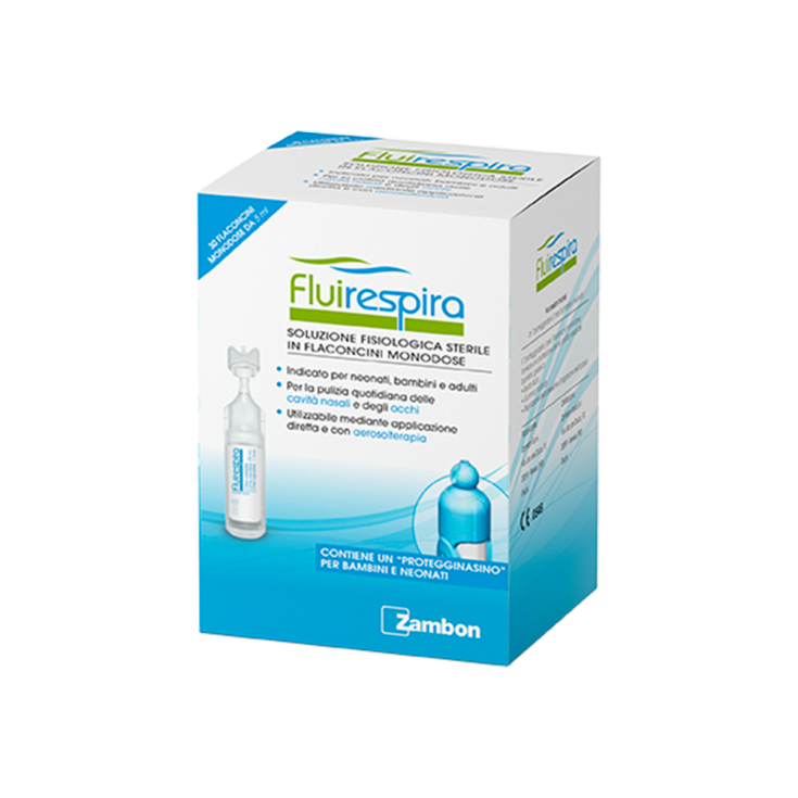 Fluirespira Physiological Solution Zambon 30 Single-dose