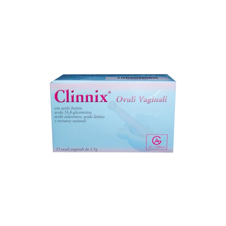 Abbate Gualtiero Clinderm Vaginal Ovules 15 Ovules of 2,5G