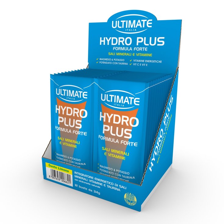 Ultimate Hydro Plus 12 Lemon Taste Sachets