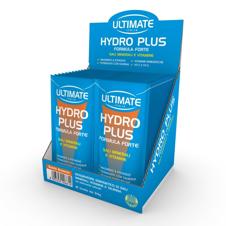 Ultimate Hydro Plus 12 Sachets Orange Taste