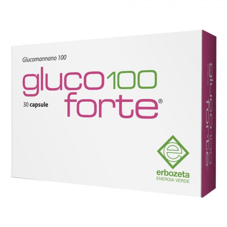 Erbozeta Gluco 100 Forte Food Supplement 30 Capsules