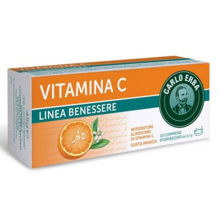 Carlo Erba Vitamin C Food Supplement 10 Effervescent Tablets