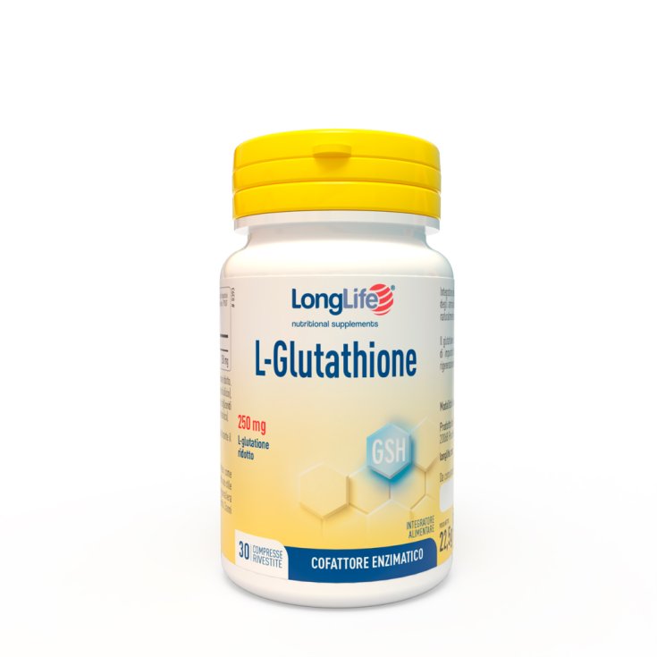 L-Glutathione 50mg LongLife 30 Coated Tablets