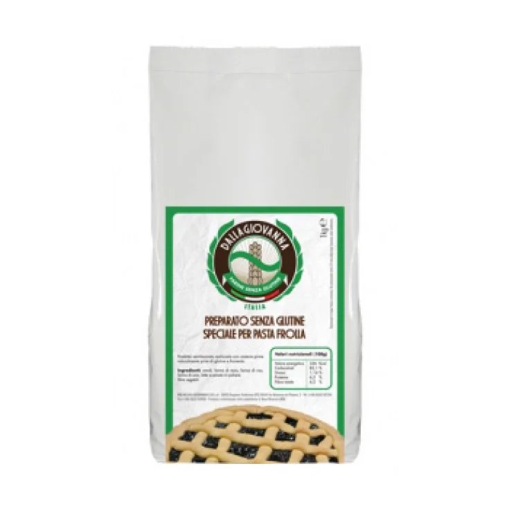 DallaGiovanna Special Flour For Shortcrust Pastry Gluten Free 1kg