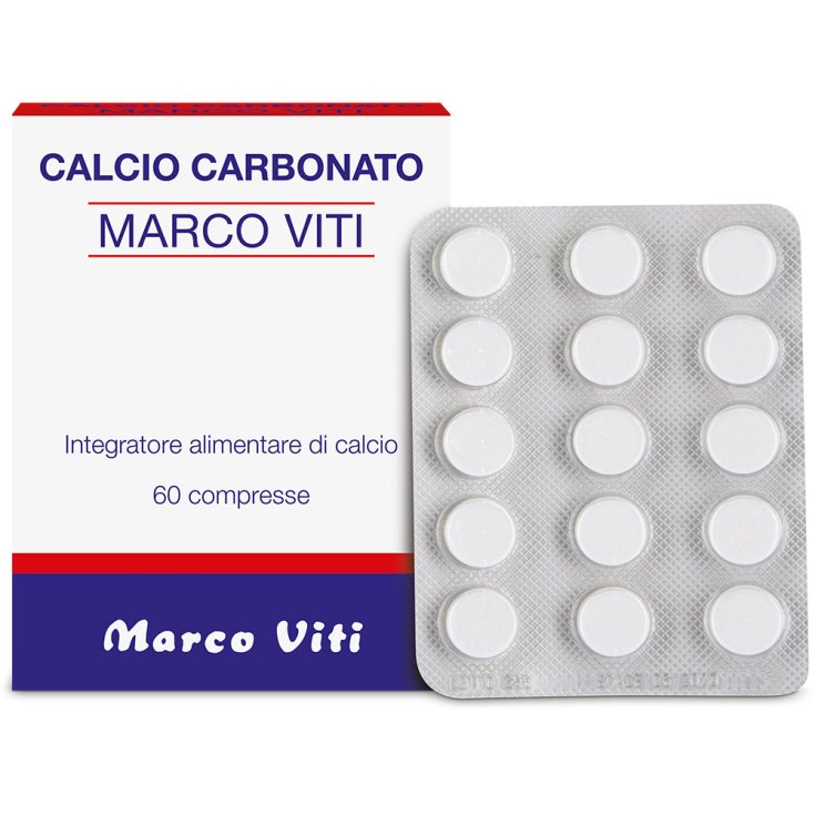 Calcium Carbonate Marco Viti 60 Tablets