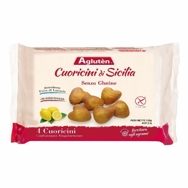 Aglutén Little Hearts Of Sicily Gluten Free 150g