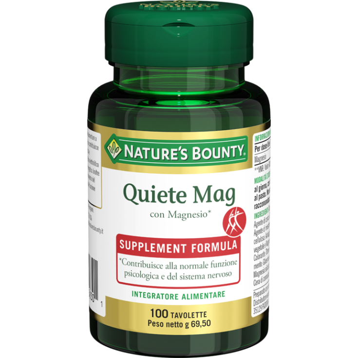 Nature's Bounty Quiete Mag Food Supplement 100 Tablets