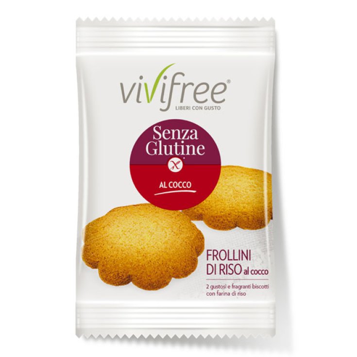 Vivifree Gluten Free Coconut Rice Shortbread 35g