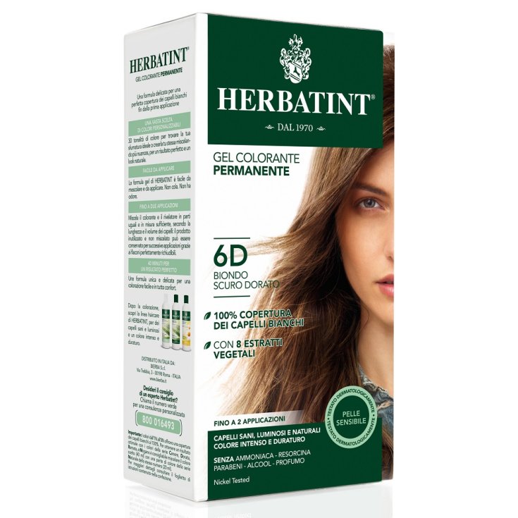 Herbatint Natural Hair Color Nuance 6d Dark Golden Blonde 135ml