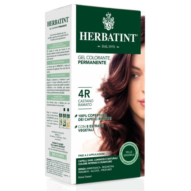 Herbatint Natural Hair Color Nuance 4r Auburn Chestnut 135ml
