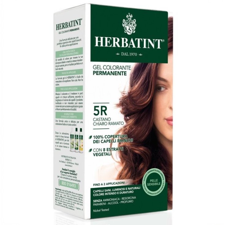 Herbatint Natural Hair Color Nuance 5r Light Brown Auburn 135ml