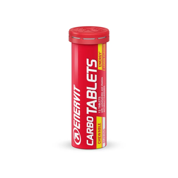 Carbo Chewable Tablets Lemon Taste Enervit Sport 12 Chewable Tablets 4g