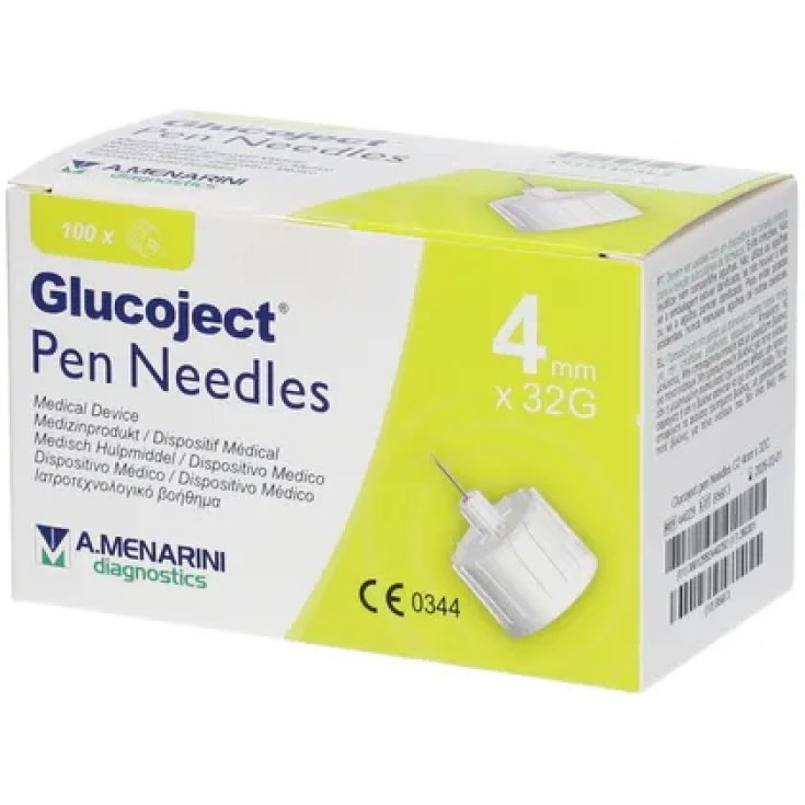 Menarini Glucoject Pen Needles 4mm G32