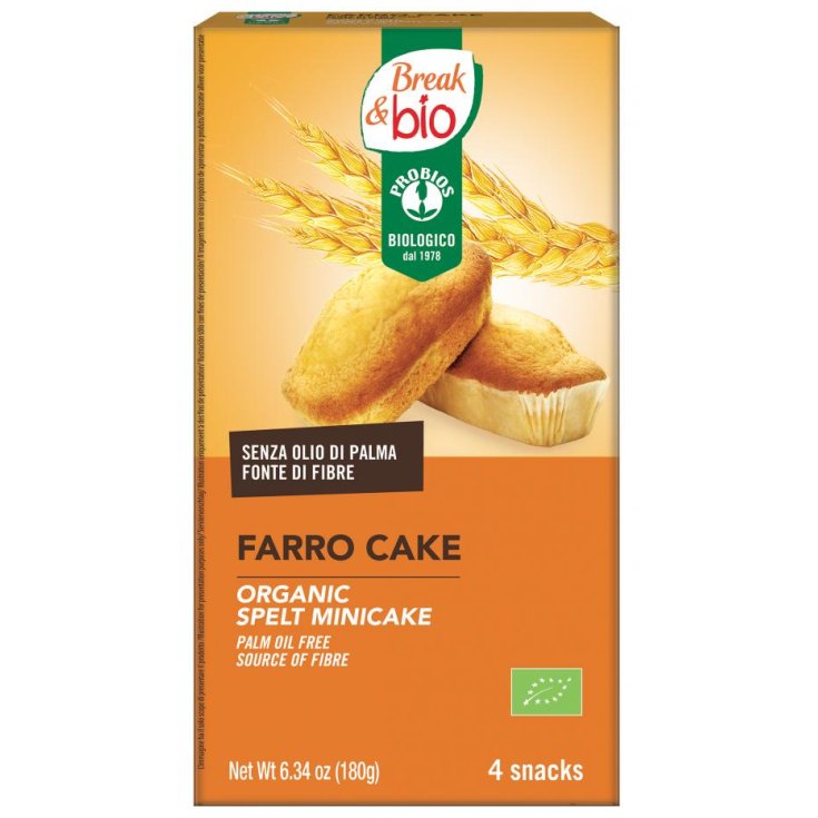 Brea & Bio Natural Farro Cake Probios 4x45g