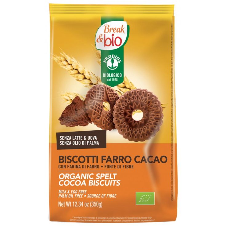 Break & Bio Biscuits Farro Cacao Probios 350g