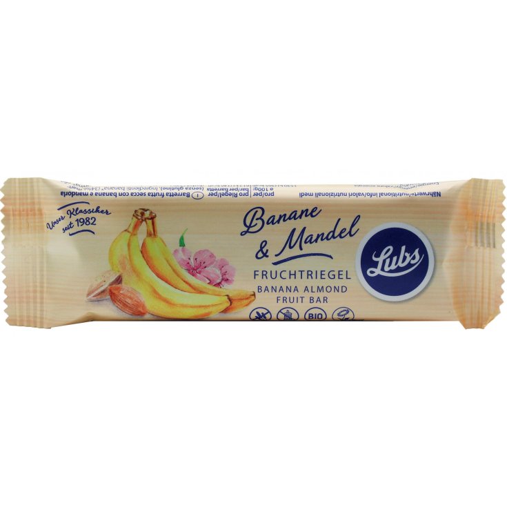 Lubs Banana And Almond Bar Probios 40g