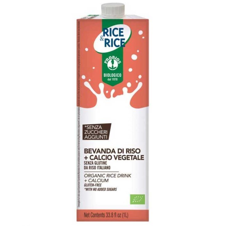 Rice & Rice Rice Drink With Calcium Probios 1l